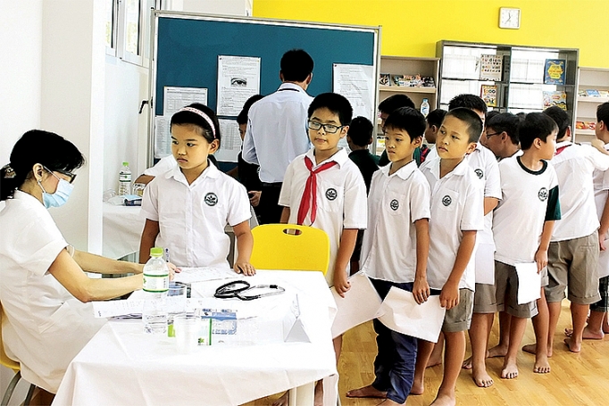Hà Nội: Nâng chất lượng y tế trường học ha noi nang chat luong y te truong hoc