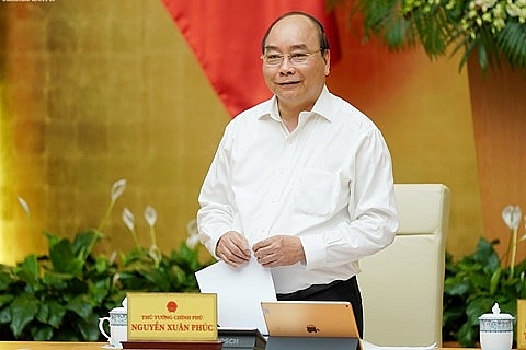 thu tuong chu tri cuoc hop ve to chuc bo may va tinh hinh ngan sach