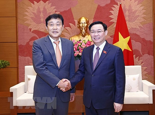 Chủ tịch Quốc hội Vương Đình Huệ tiếp ông Kim Jung Tai, Chủ tịch Ủy ban chiến lược toàn cầu Tập đoàn tài chính Hana, Hàn Quốc Chủ tịch Quốc hội Vương Đình Huệ tiếp ông Kim Jung Tai, Chủ tịch Ủy ban chiến lược toàn cầu Tập đoàn tài chính Hana, Hàn Quốc