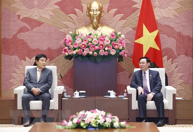 Chủ tịch Quốc hội Vương Đình Huệ tiếp lãnh đạo của Tập đoàn Hana hình ảnh 3 Chu tich Quoc hoi Vuong Dinh Hue tiep lanh dao cua Tap doan Hana hinh anh 3