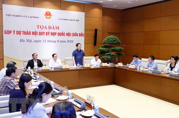 Gop y de hoan thien du thao Noi quy ky hop Quoc hoi sua doi hinh anh 2