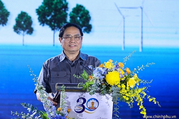 Thủ tướng phát biểu tại lễ khởi công Dự án Khu công nghiệp Sơn Mỹ 1 tại tỉnh Bình Thuận Thủ tướng phát biểu tại lễ khởi công Dự án Khu công nghiệp Sơn Mỹ 1 tại tỉnh Bình Thuận