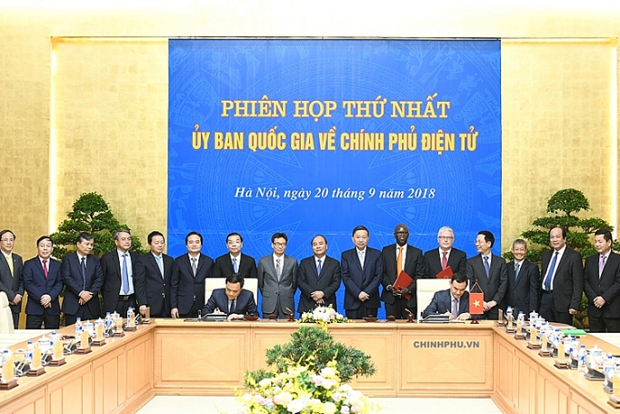 thu tuong chu tri cuoc hop uy ban quoc gia ve chinh phu dien tu