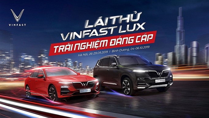 VinFast tổ chức chương trình lái thử xe Lux cùng chuyên gia quốc tế vinfast to chuc chuong trinh lai thu xe lux cung chuyen gia quoc te
