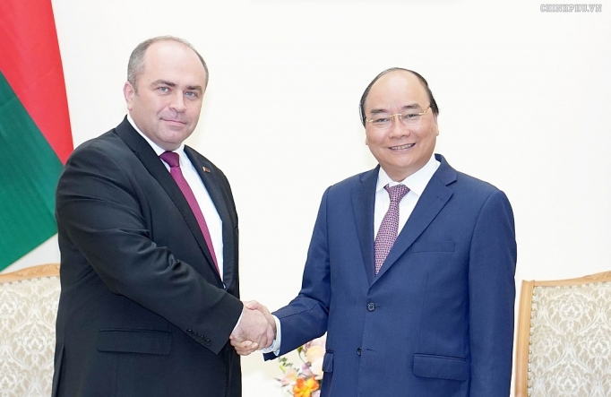 thu tuong hoan nghenh cac de xuat hop tac kinh te cua belarus voi viet nam