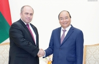 Thủ tướng hoan nghênh các đề xuất hợp tác kinh tế của Belarus với Việt Nam
