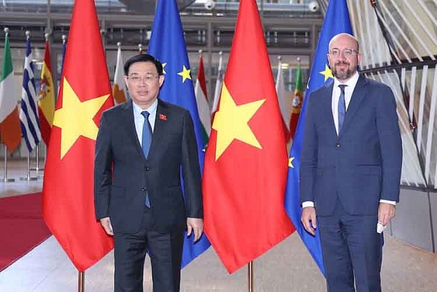 Chủ tịch Quốc hội hội kiến Chủ tịch Hội đồng châu Âu