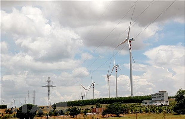Những cột điện gió tại địa bàn huyện Bắc Bình, Ninh Thuận