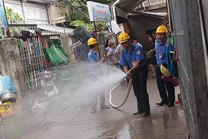 Phòng cháy, chữa cháy tại các chợ truyền thống Đà Nẵng: Ưu tiên hàng đầu phong chay chua chay tai cac cho truyen thong da nang uu tien hang dau