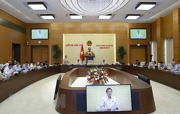 Phó Chủ tịch Quốc hội Nguyễn Đức Hải phát biểu