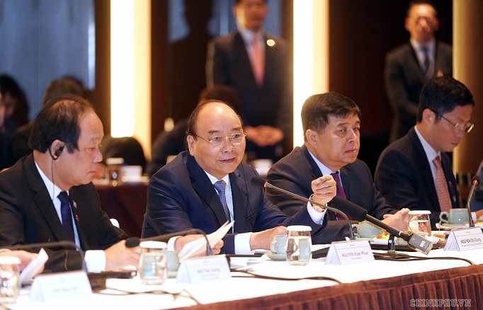 Thủ tướng tọa đàm với các tập đoàn hàng đầu Hàn Quốc thu tuong toa dam voi cac tap doan hang dau han quoc