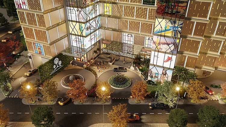 Lối vào Khu căn hộ tại BRG Diamond Residence Lối vào Khu căn hộ tại BRG Diamond Residence