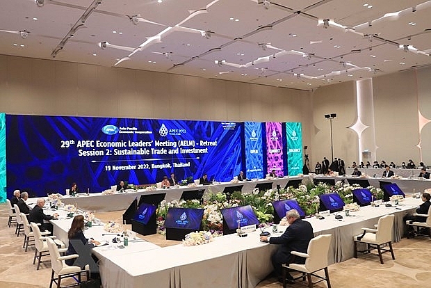 Toàn cảnh phiên họp thứ hai - Tuần lễ Cấp cao APEC 2022 Toàn cảnh phiên họp thứ hai - Tuần lễ Cấp cao APEC 2022