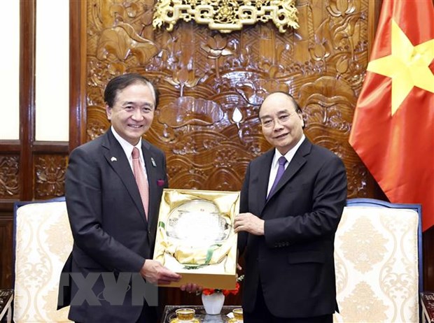 Chủ tịch nước Nguyễn Xuân Phúc tiếp Thống đốc tỉnh Kanagawa, Nhật Bản hình ảnh 3 Chu tich nuoc Nguyen Xuan Phuc tiep Thong doc tinh Kanagawa, Nhat Ban hinh anh 3