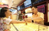 Hai thương hiệu vàng trong nước điều chỉnh tăng giảm trái chiều