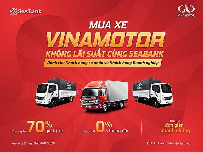 mua xe vinamotor khong lai suat cung seabank