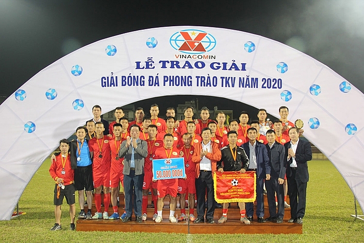 Giải bóng đá phong trào TKV năm 2020 thành công tốt đẹp