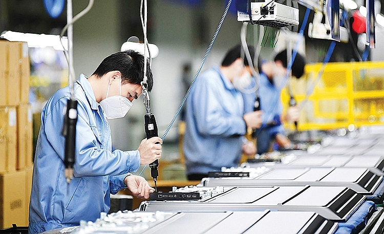 Ngành công nghiệp chế biến, chế tạo có mức tăng trưởng cao trong năm 2020