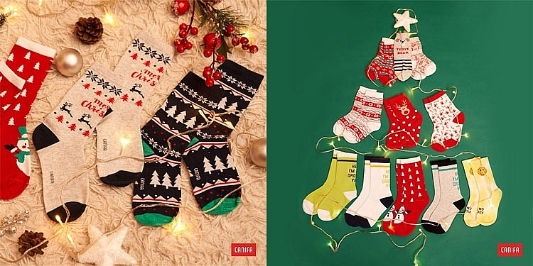Những mẫu tất Giáng Sinh đẹp lịm tim không thể không “mở ví” từ Canifa Những mẫu tất Giáng Sinh đẹp lịm tim không thể không “mở ví” từ Canifa