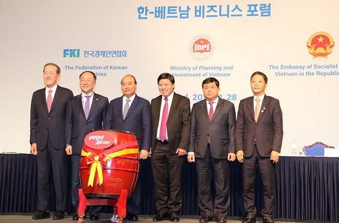 Bộ trưởng Trần Tuấn Anh tham dự Diễn đàn doanh nghiệp Việt Nam - Hàn Quốc bo truong tran tuan anh tham du dien dan doanh nghiep viet nam han quoc