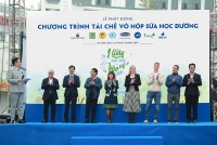 800 trường học tại Hà Nội hưởng ứng chương trình tái chế vỏ hộp