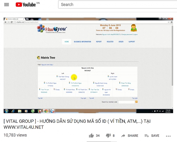 Bộ Công Thương cảnh báo dấu hiệu kinh doanh đa cấp trái phép tại hệ thống bán hàng Vital4u.net bo cong thuong canh bao dau hieu kinh doanh da cap trai phep tai he thong ban hang vital4unet