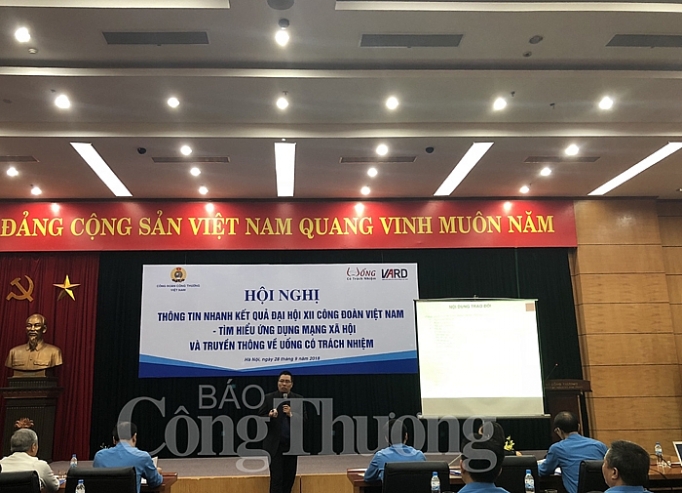 cong doan cong thuong viet nam cong bo ket qua dai hoi cong doan viet nam xii