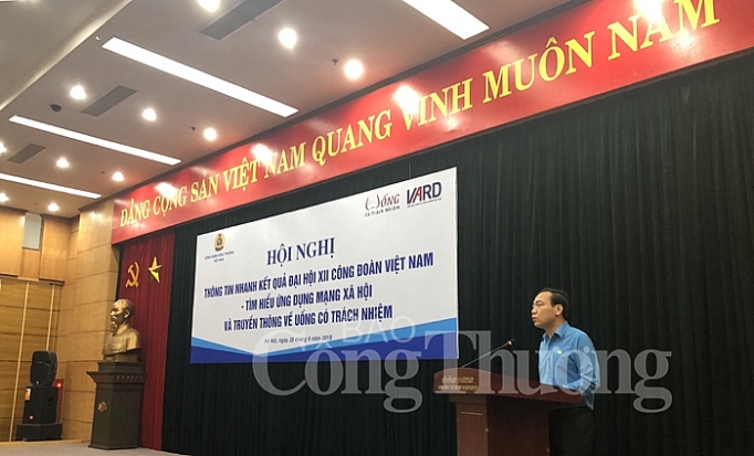 cong doan cong thuong viet nam cong bo ket qua dai hoi cong doan viet nam xii