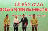 Bàn giao 28 chi cục quản lý thị trường phía Bắc về Bộ Công Thương