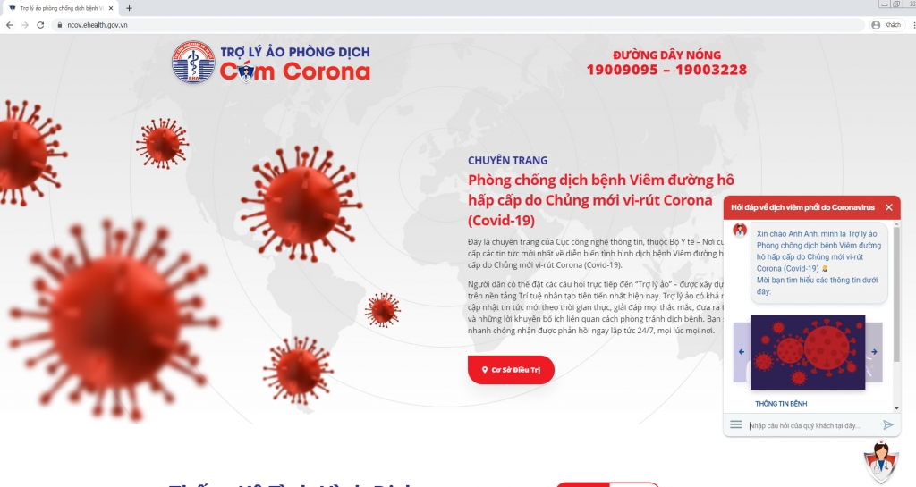 bo y te ra mat tro ly ao hoi dap ve dich covid 19