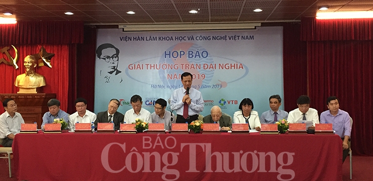 Giải thưởng Trần Đại Nghĩa năm 2019 sẽ trao cho bốn công trình xuất sắc giai thuong tran dai nghia nam 2019 se trao cho bon cong trinh xuat sac