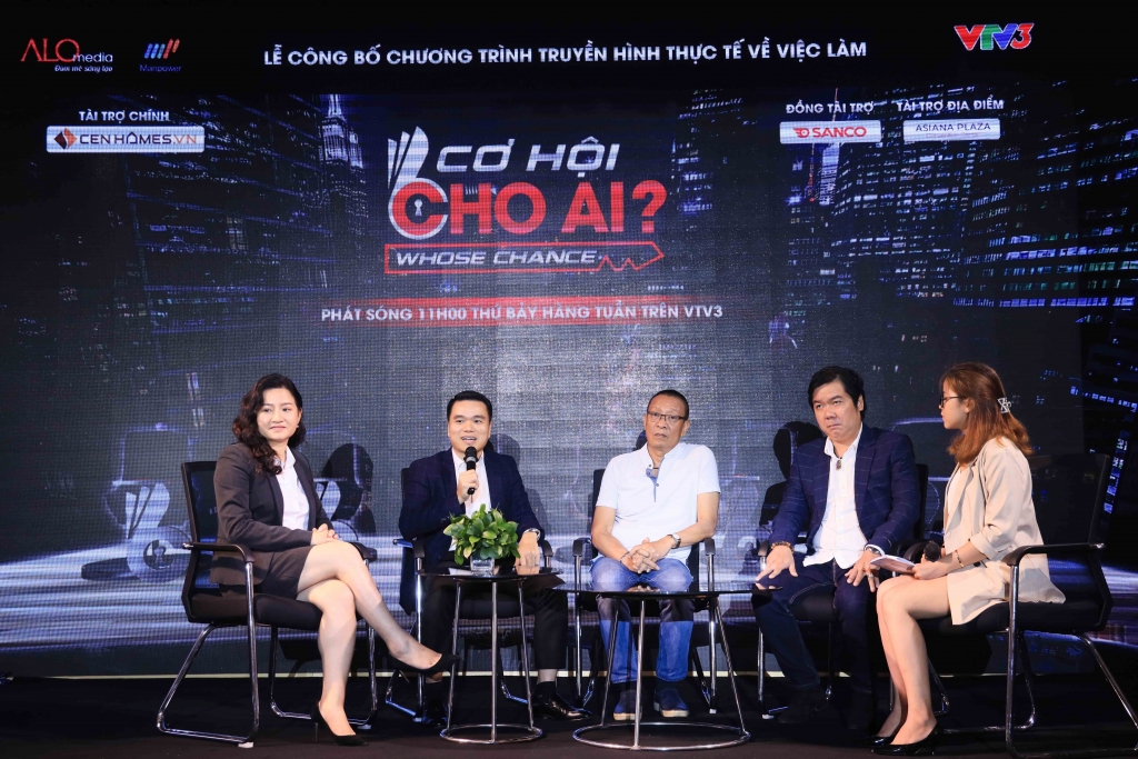 Chính thức ra mắt chương trình truyền hình việc làm “Cơ hội cho ai” chinh thuc ra mat chuong trinh truyen hinh viec lam co hoi cho ai