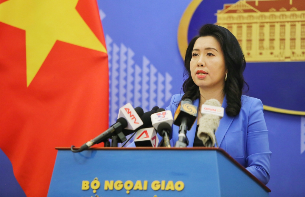 Việt Nam yêu cầu Trung Quốc rút toàn bộ Nhóm tàu Hải Dương 8 ra khỏi vùng biển Việt Nam viet nam yeu cau trung quoc rut toan bo nhom tau hai duong 8 ra khoi vung bien viet nam