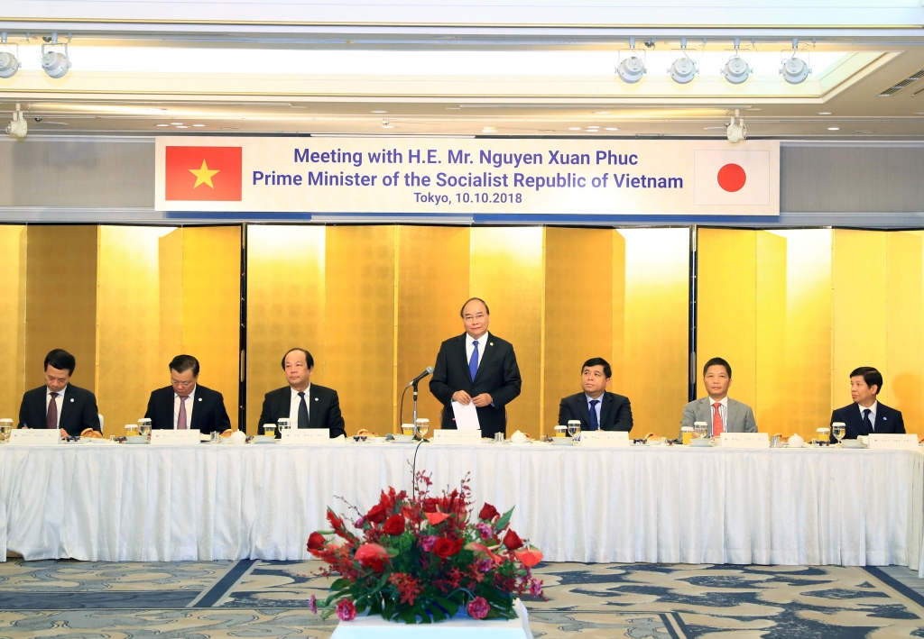 Thủ tướng kêu gọi doanh nghiệp Nhật Bản đầu tư vào các dự án công nghệ cao thu tuong keu goi doanh nghiep nhat ban dau tu vao cac du an cong nghe cao