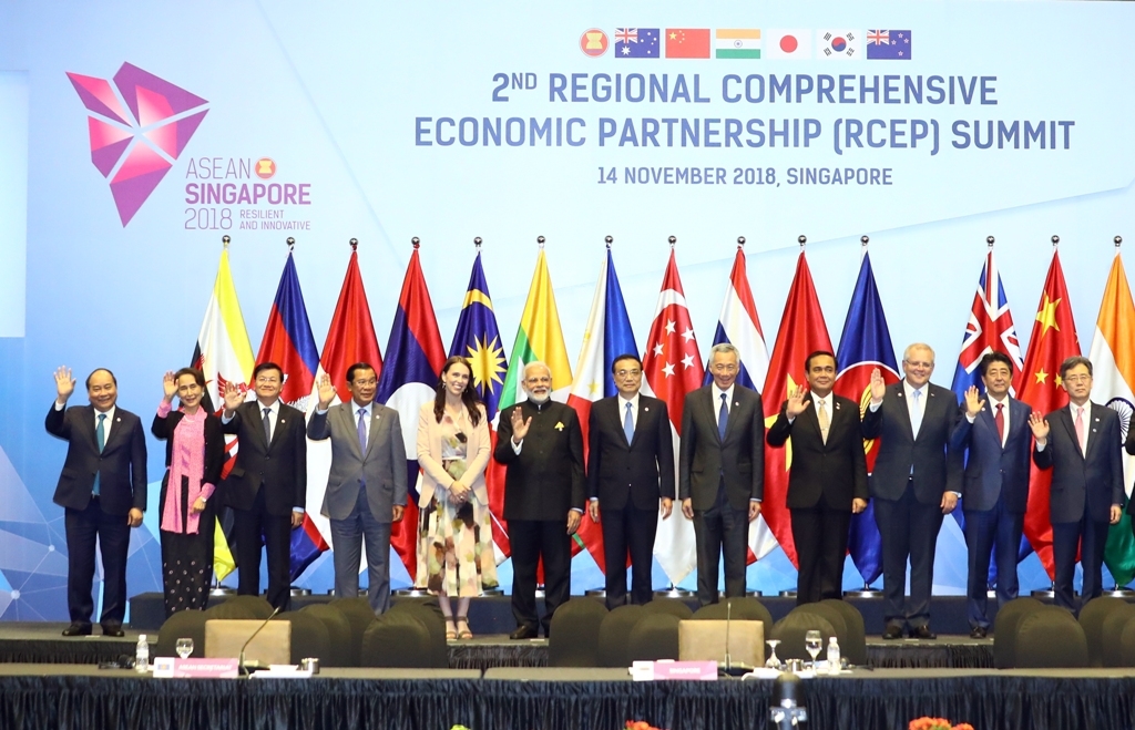 cac nuoc dam phan hiep dinh rcep ra tuyen bo chung