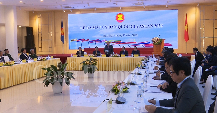 Ra mắt Ủy ban Quốc gia ASEAN 2020, thực thi vai trò Chủ tịch ASEAN của Việt Nam ra mat uy ban quoc gia asean 2020 thuc thi vai tro chu tich asean cua viet nam