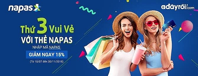 Giảm thêm 15% khi thanh toán bằng thẻ NAPAS trên www.adayroi.com giam them 15 khi thanh toan bang the napas tren wwwadayroicom