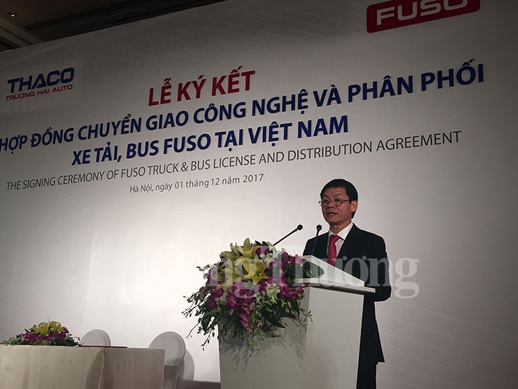 mitsubishi fuso announces thaco as new general distributor for fuso products in vietnam