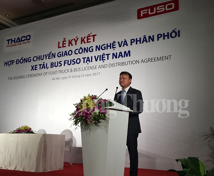 mitsubishi fuso announces thaco as new general distributor for fuso products in vietnam