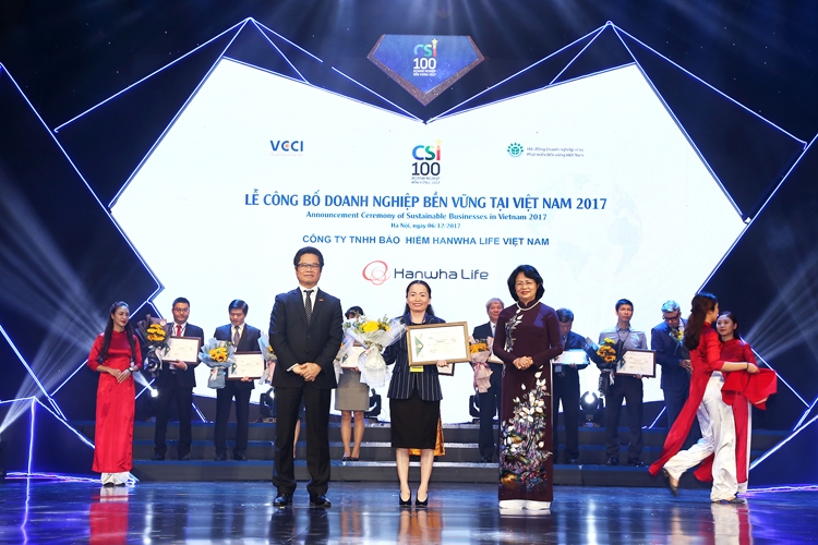 Hanwha Life Vietnam: Top 10 sustainable business in Vietnam in 2017 hanwha life vietnam top 10 sustainable business in vietnam in 2017