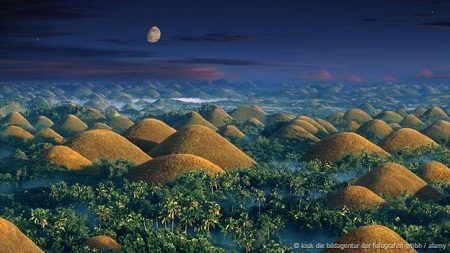 Những ngọn đồi sôcôla ở
Philippines: