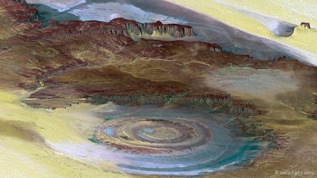 Con mắt của sa mạc
Sahara, Mauritania: