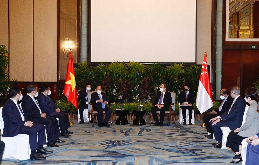 Tạo xung lực mới củng cố quan hệ đối tác chiến lược Việt Nam - Singapore Tạo xung lực mới củng cố quan hệ đối tác chiến lược Việt Nam - Singapore