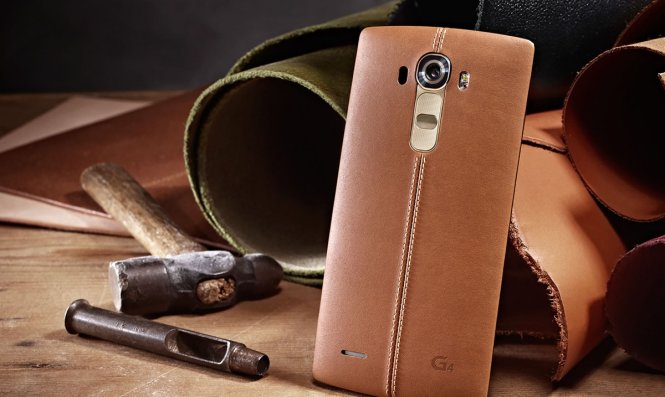 Ảnh lộ diện phiên bản cao cấp bao bọc da của LG G4 - Ảnh: DigitalTrends