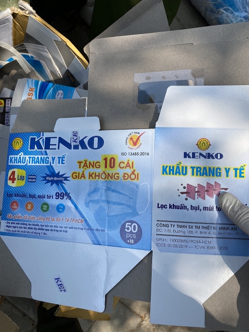 phat hien 2 co so tai che khau trang y te da qua su dung