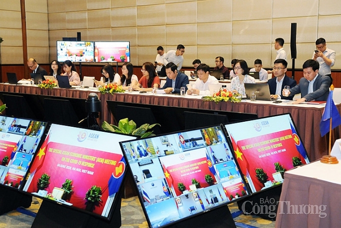 Hội nghị Bộ trưởng kinh tế ASEAN trực tuyến thông qua Kế hoạch Hành động Hà Nội ứng phó Covid-19 hoi nghi bo truong kinh te asean truc tuyen thong qua ke hoach hanh dong ha noi ung pho covid 19