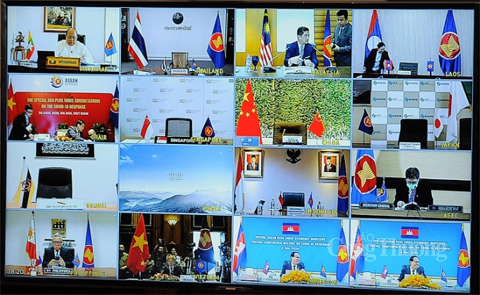 Hội nghị AEM+3 trực tuyến: Ra Tuyên bố chung cụ thể hóa hành động ứng phó Covid-19 hoi nghi aem3 truc tuyen ra tuyen bo chung cu the hoa hanh dong ung pho covid 19