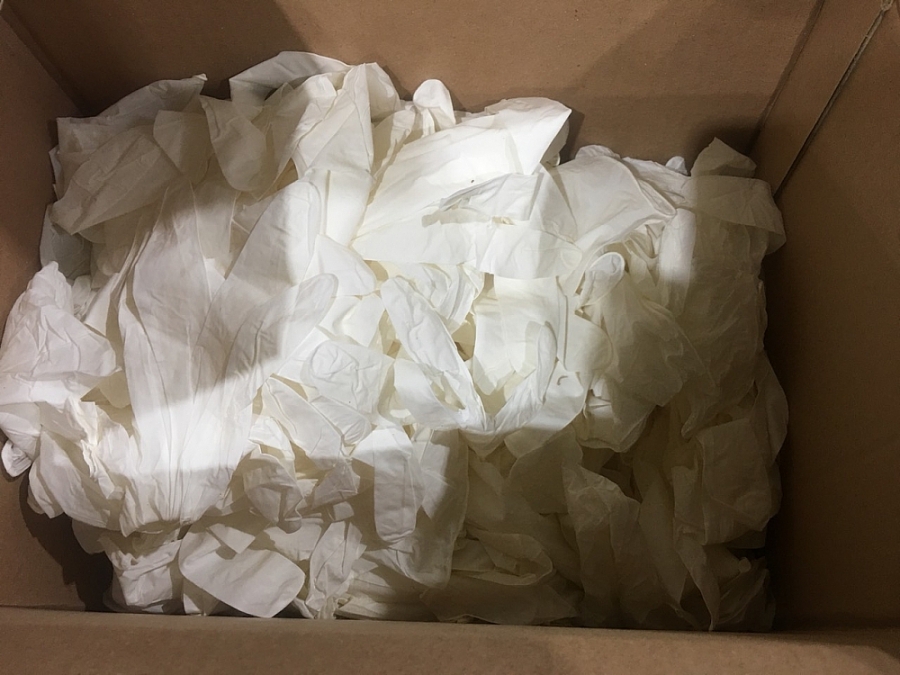 Phát hiện nhiều xưởng tái chế găng tay qua sử dụng phat hien nhieu xuong tai che gang tay qua su dung