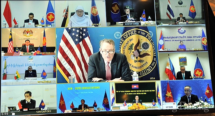 ASEAN – Hoa Kỳ nỗ lực không áp dụng biện pháp hạn chế luồng chu chuyển hàng hóa thiết yếu ASEAN – Hoa Kỳ nỗ lực không áp dụng biện pháp hạn chế luồng chu chuyển hàng hóa thiết yếu