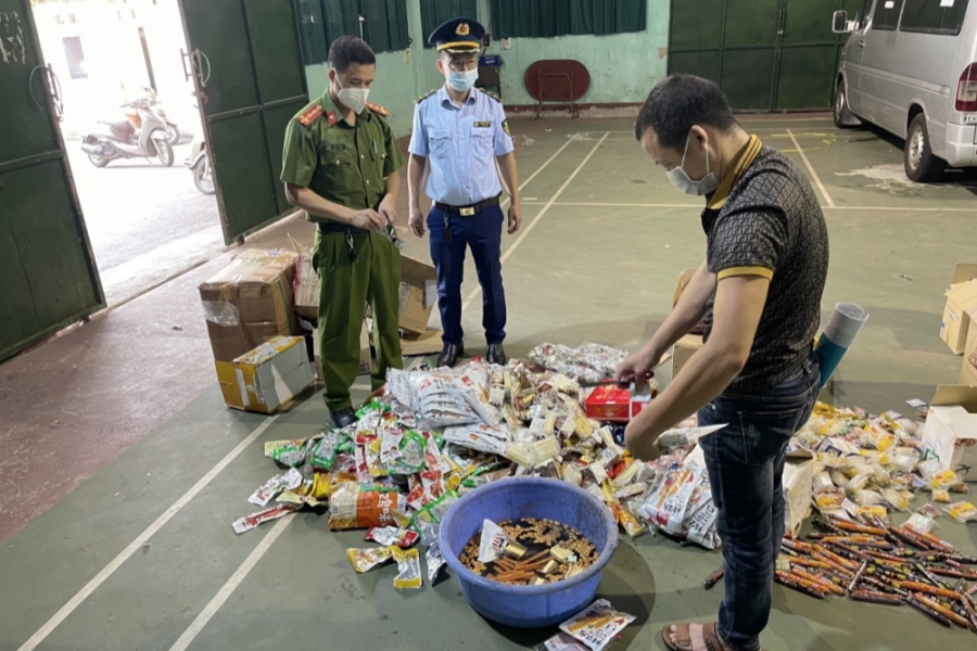 Hàng hóa vi phạm bị tiêu hủy